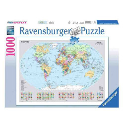 MAPAMUNDI POLITICO 1000 pcs. Puzle Ravensburger 0065